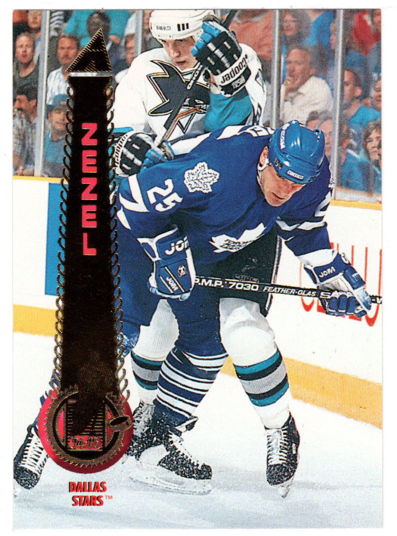 Peter Zezel - Toronto Maple Leafs (NHL Hockey Card) 1994-95 Pinnacle # 109 Mint