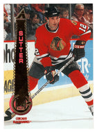 Brent Sutter - Chicago Blackhawks (NHL Hockey Card) 1994-95 Pinnacle # 117 Mint