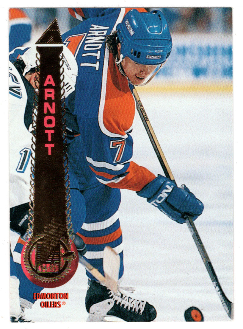 Jason Arnott - Edmonton Oilers (NHL Hockey Card) 1994-95 Pinnacle # 124 Mint