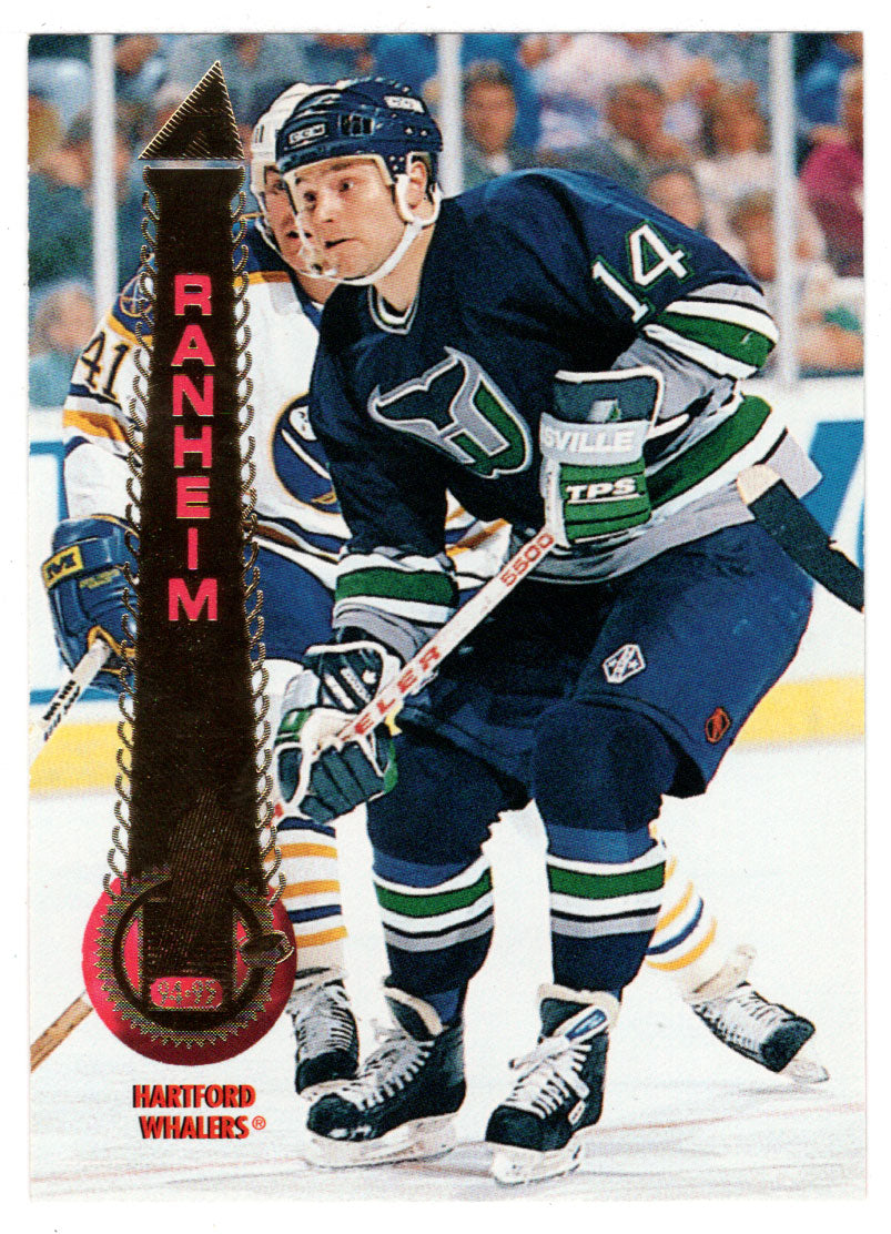Paul Ranheim - Hartford Whalers (NHL Hockey Card) 1994-95 Pinnacle # 138 Mint