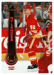 Michael Nylander - Calgary Flames (NHL Hockey Card) 1994-95 Pinnacle # 142 Mint