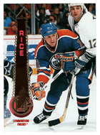 Steven Rice - Edmonton Oilers (NHL Hockey Card) 1994-95 Pinnacle # 154 Mint