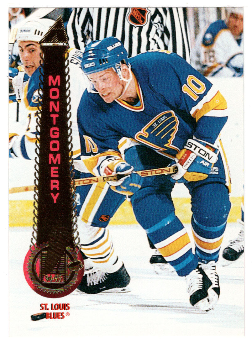 Jim Montgomery - St. Louis Blues (NHL Hockey Card) 1994-95 Pinnacle # 159 Mint