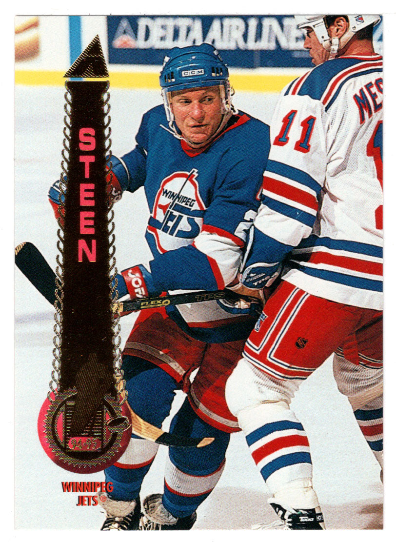 Thomas Steen - Winnipeg Jets (NHL Hockey Card) 1994-95 Pinnacle # 171 Mint