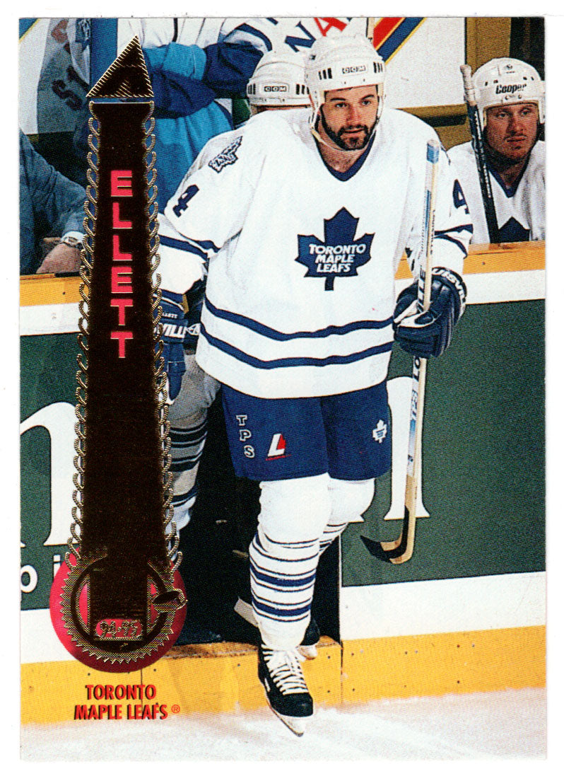 Dave Ellett - Toronto Maple Leafs (NHL Hockey Card) 1994-95 Pinnacle # 209 Mint