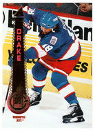 Dallas Drake - Winnipeg Jets (NHL Hockey Card) 1994-95 Pinnacle # 225 Mint