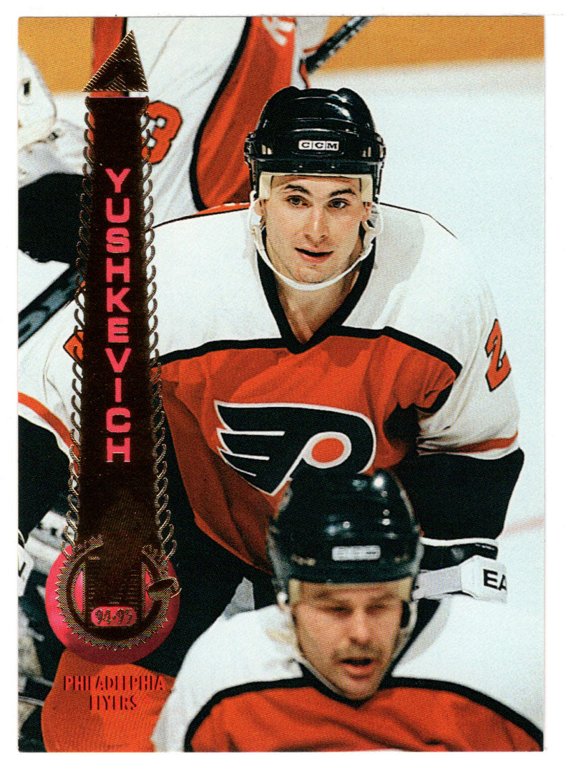 Dimitri Yushkevich - Philadelphia Flyers (NHL Hockey Card) 1994-95 Pinnacle # 227 Mint