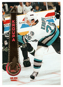 Vlastimil Kroupa - San Jose Sharks (NHL Hockey Card) 1994-95 Pinnacle # 242 Mint