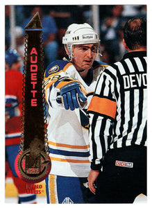 Donald Audette - Buffalo Sabres (NHL Hockey Card) 1994-95 Pinnacle # 244 Mint