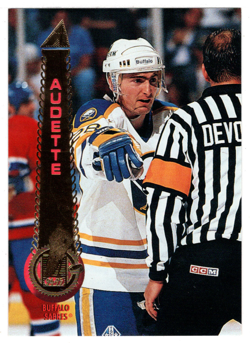 Donald Audette - Buffalo Sabres (NHL Hockey Card) 1994-95 Pinnacle # 244 Mint