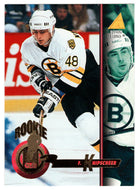 Fred Knipscheer - Boston Bruins - Rookie Season (NHL Hockey Card) 1994-95 Pinnacle # 249 Mint