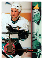 Jeff Friesen - San Jose Sharks - Rookie Season (NHL Hockey Card) 1994-95 Pinnacle # 252 Mint