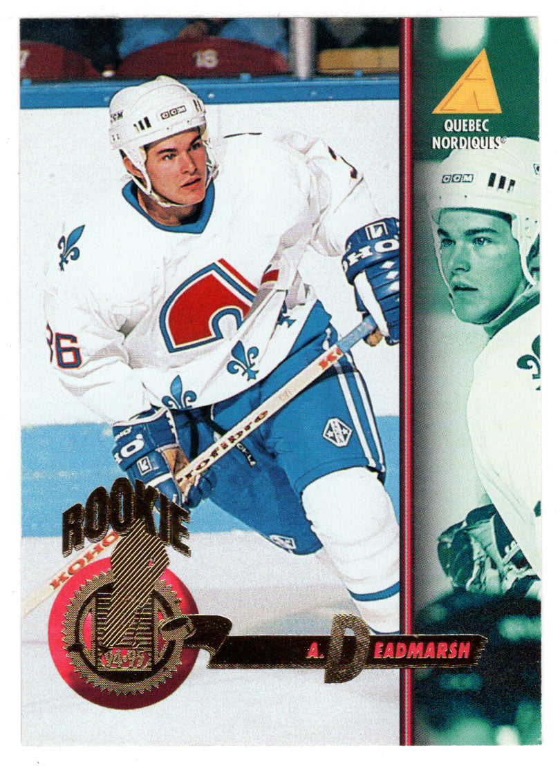 Adam Deadmarsh - Quebec Nordiques - Rookie Season (NHL Hockey Card) 1994-95 Pinnacle # 253 Mint