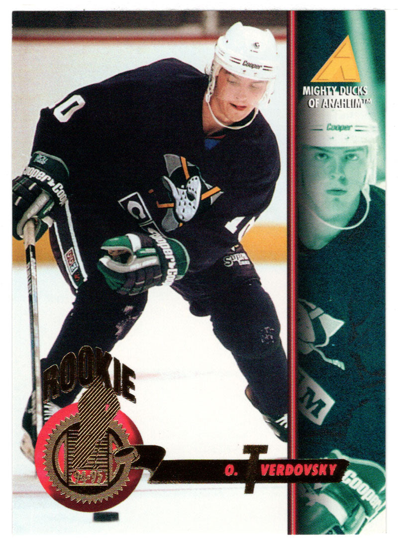 Oleg Tverdovsky - Anaheim Ducks - Rookie Season (NHL Hockey Card) 1994-95 Pinnacle # 261 Mint