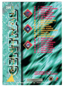 Checklist - Central Division (NHL Hockey Card) 1994-95 Pinnacle # 269 Mint