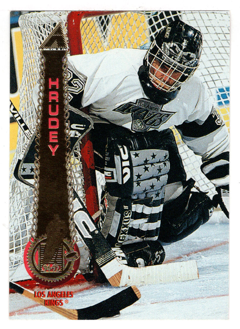 Kelly Hrudey - Los Angeles Kings (NHL Hockey Card) 1994-95 Pinnacle # 292 Mint