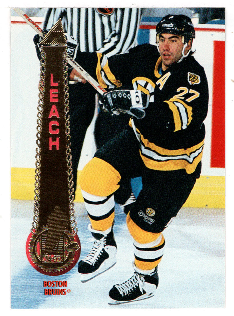 Steve Leach - Boston Bruins (NHL Hockey Card) 1994-95 Pinnacle # 298 Mint