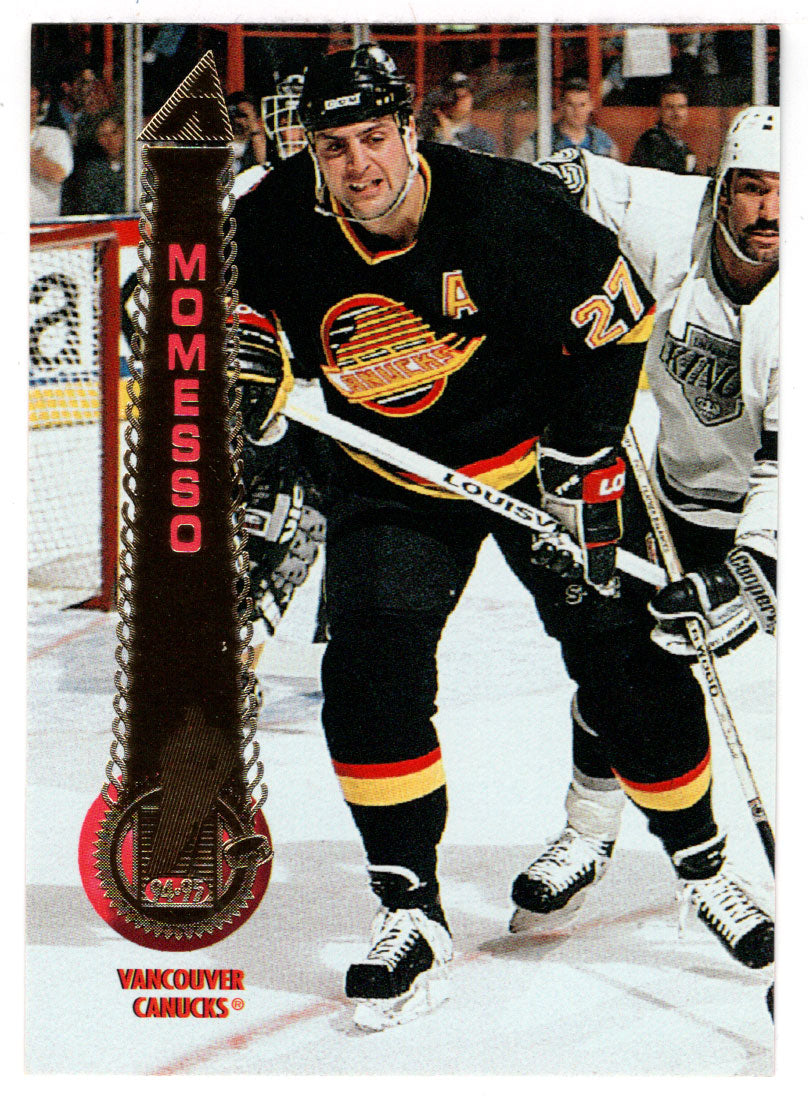 Sergio Momesso - Vancouver Canucks (NHL Hockey Card) 1994-95 Pinnacle # 307 Mint