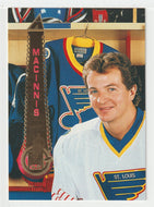 Al MacInnis - St. Louis Blues (NHL Hockey Card) 1994-95 Pinnacle # 387 Mint