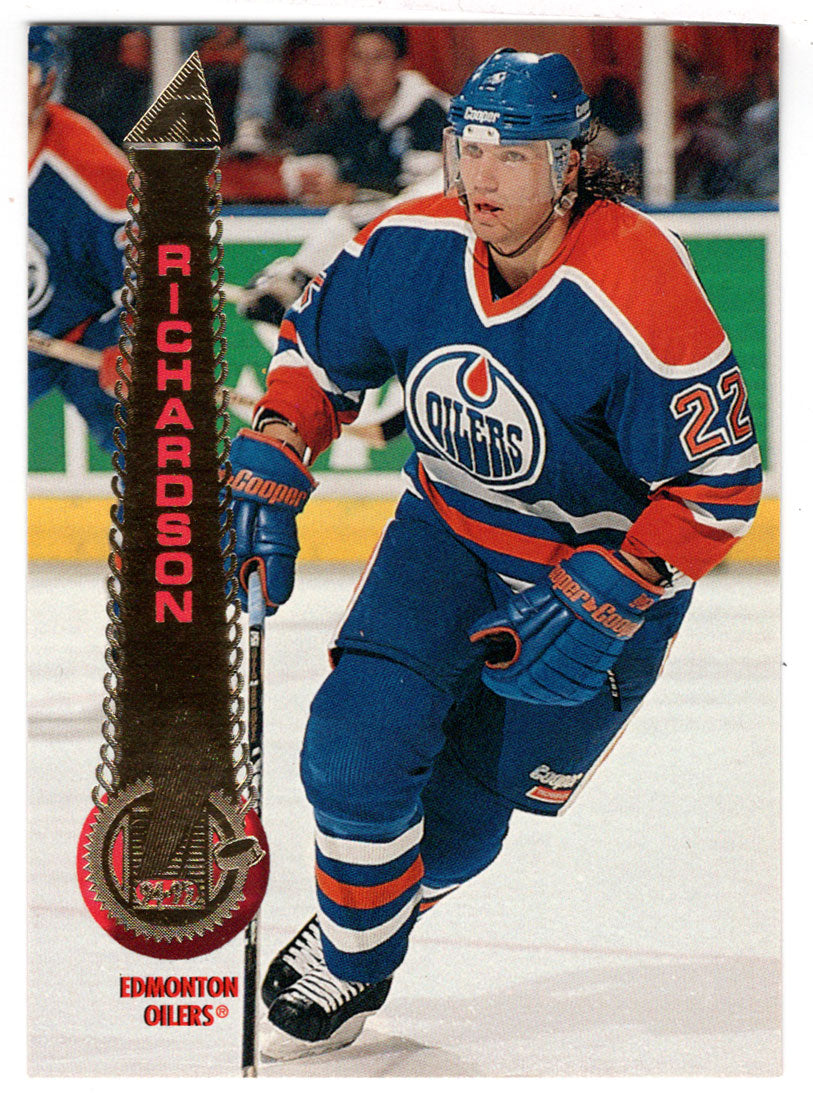 Luke Richardson - Edmonton Oilers (NHL Hockey Card) 1994-95 Pinnacle # 431 Mint