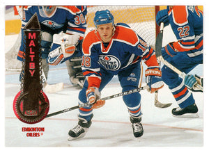 Kirk Maltby - Edmonton Oilers (NHL Hockey Card) 1994-95 Pinnacle # 441 Mint