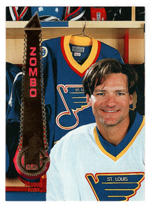 Rick Zombo - St. Louis Blues (NHL Hockey Card) 1994-95 Pinnacle # 447 Mint
