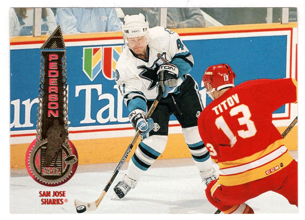 Tom Pederson - San Jose Sharks (NHL Hockey Card) 1994-95 Pinnacle # 448 Mint