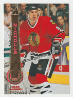 Bernie Nicholls - Chicago Blackhawks (NHL Hockey Card) 1994-95 Pinnacle # 499 Mint