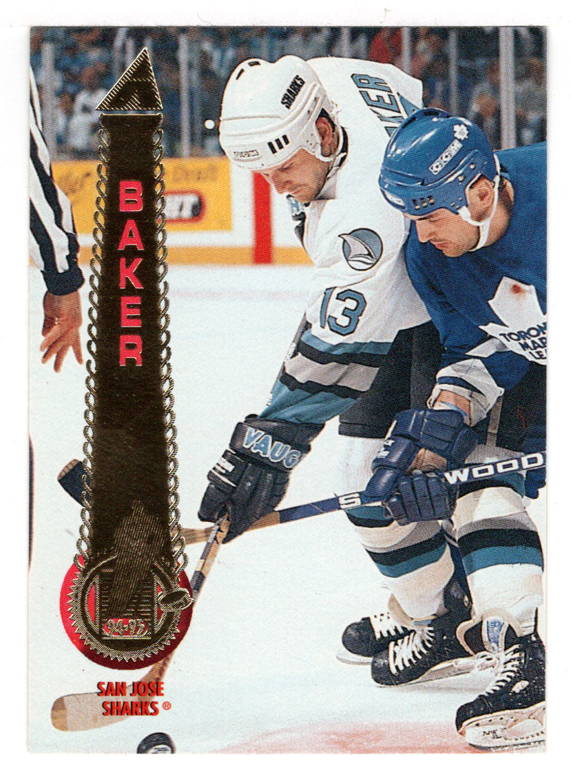 Jamie Baker - San Jose Sharks (NHL Hockey Card) 1994-95 Pinnacle # 502 Mint
