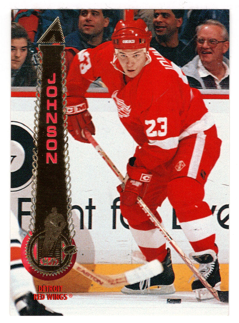 Greg Johnson - Detroit Red Wings (NHL Hockey Card) 1994-95 Pinnacle # 511 Mint