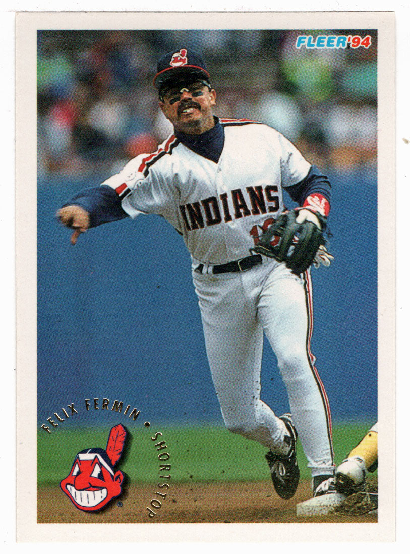 Felix Fermin - Cleveland Indians (MLB Baseball Card) 1994 Fleer # 104 Mint