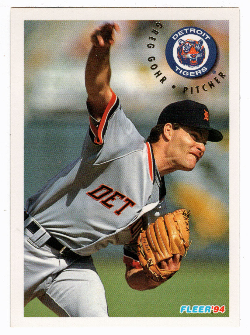 Greg Gohr - Detroit Tigers (MLB Baseball Card) 1994 Fleer # 132 Mint