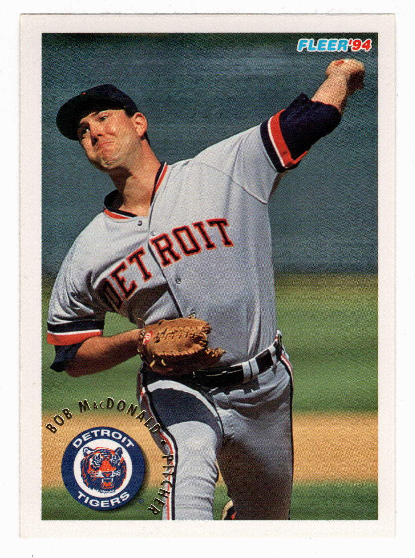 Bob Macdonald - Detroit Tigers (MLB Baseball Card) 1994 Fleer # 140 Mint