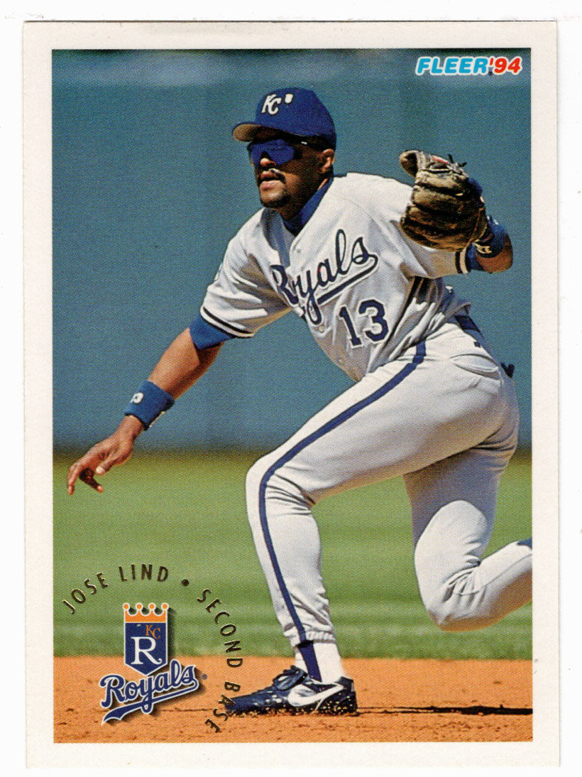 Jose Lind - Kansas City Royals (MLB Baseball Card) 1994 Fleer # 163 Mint