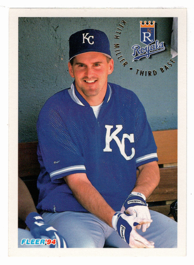Keith Miller - Kansas City Royals (MLB Baseball Card) 1994 Fleer # 169 Mint