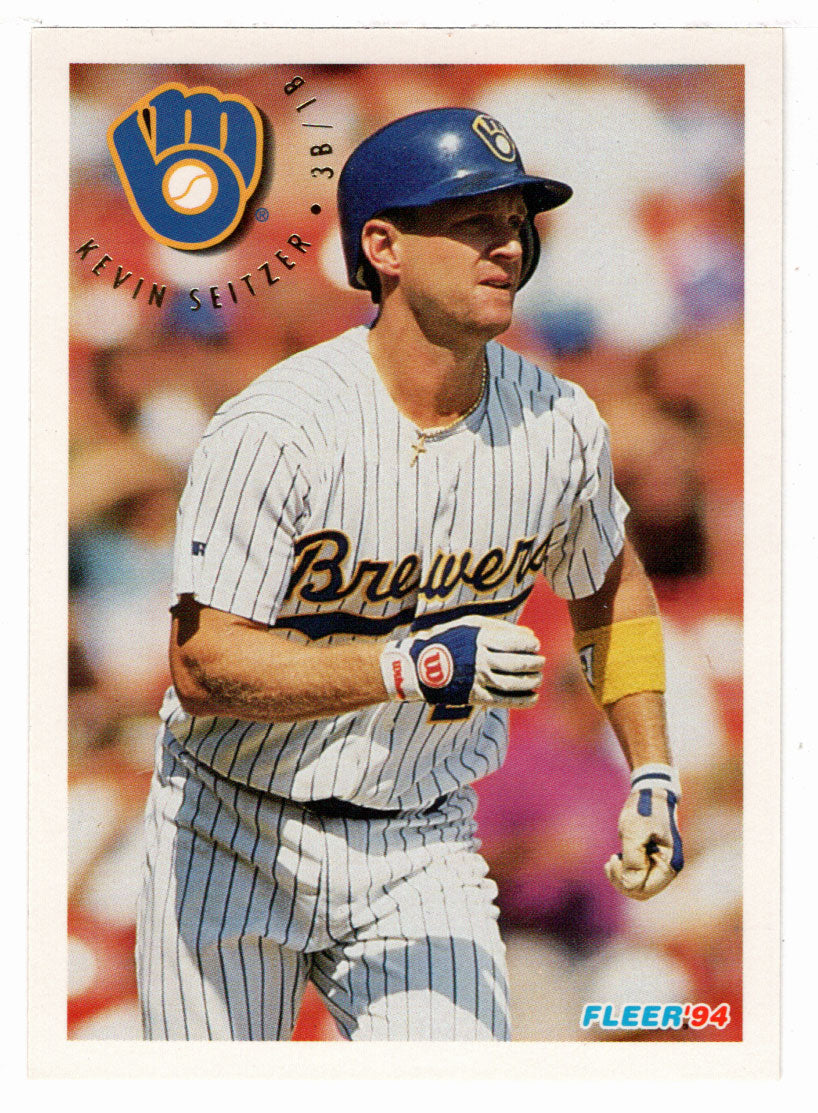 Kevin Seitzer - Milwaukee Brewers (MLB Baseball Card) 1994 Fleer # 190 Mint