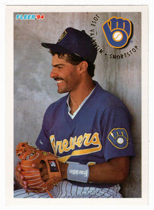 Jose Valentin - Milwaukee Brewers (MLB Baseball Card) 1994 Fleer # 194 Mint