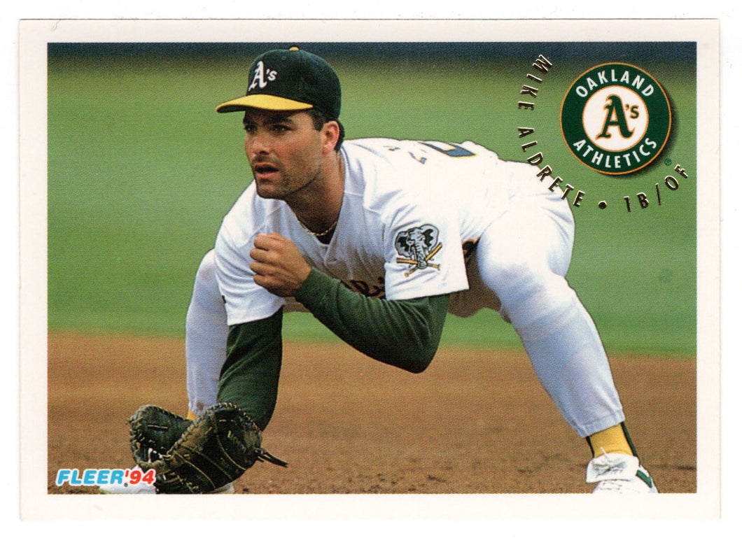 Mike Aldrete - Oakland Athletics (MLB Baseball Card) 1994 Fleer # 252 Mint