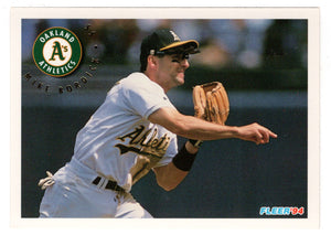Mike Bordick - Oakland Athletics (MLB Baseball Card) 1994 Fleer # 255 Mint