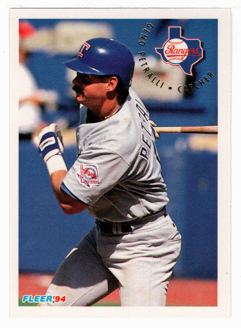 Gene Petralli - Texas Rangers (MLB Baseball Card) 1994 Fleer # 317 Mint
