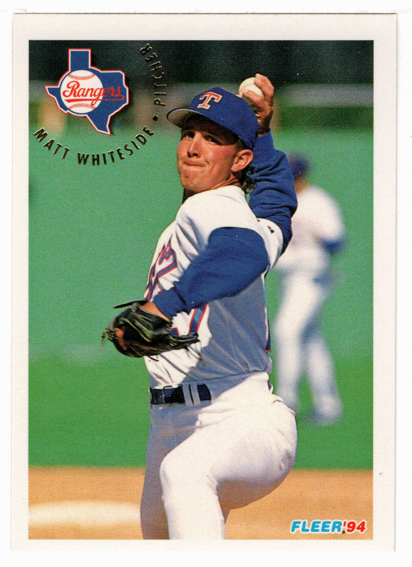 Matt Whiteside - Texas Rangers (MLB Baseball Card) 1994 Fleer # 323 Mint