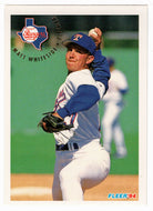 Matt Whiteside - Texas Rangers (MLB Baseball Card) 1994 Fleer # 323 Mint