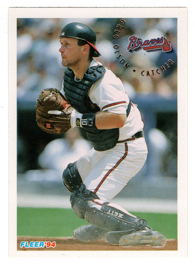 Greg Olson - Atlanta Braves (MLB Baseball Card) 1994 Fleer # 370 Mint