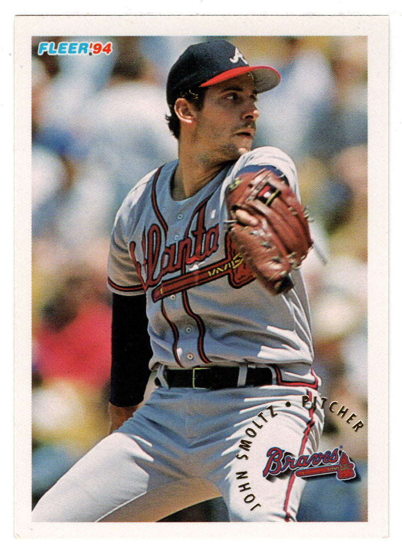 John Smoltz - Atlanta Braves (MLB Baseball Card) 1994 Fleer # 375 Mint