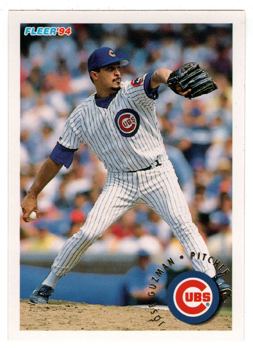 Jose Guzman - Chicago Cubs (MLB Baseball Card) 1994 Fleer # 384 Mint