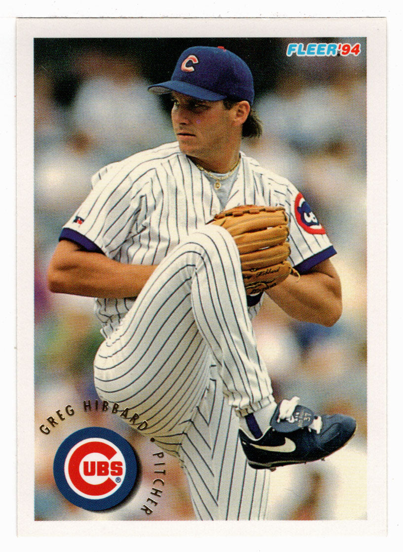 Greg Hibbard - Chicago Cubs (MLB Baseball Card) 1994 Fleer # 386 Mint