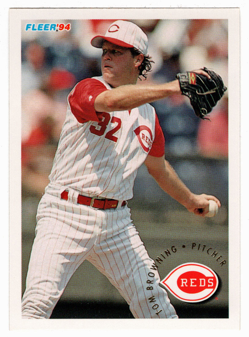 Tom Browning - Cincinnati Reds (MLB Baseball Card) 1994 Fleer # 406 Mint