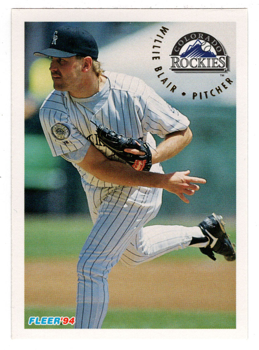 Willie Blair - Colorado Rockies (MLB Baseball Card) 1994 Fleer # 434 Mint