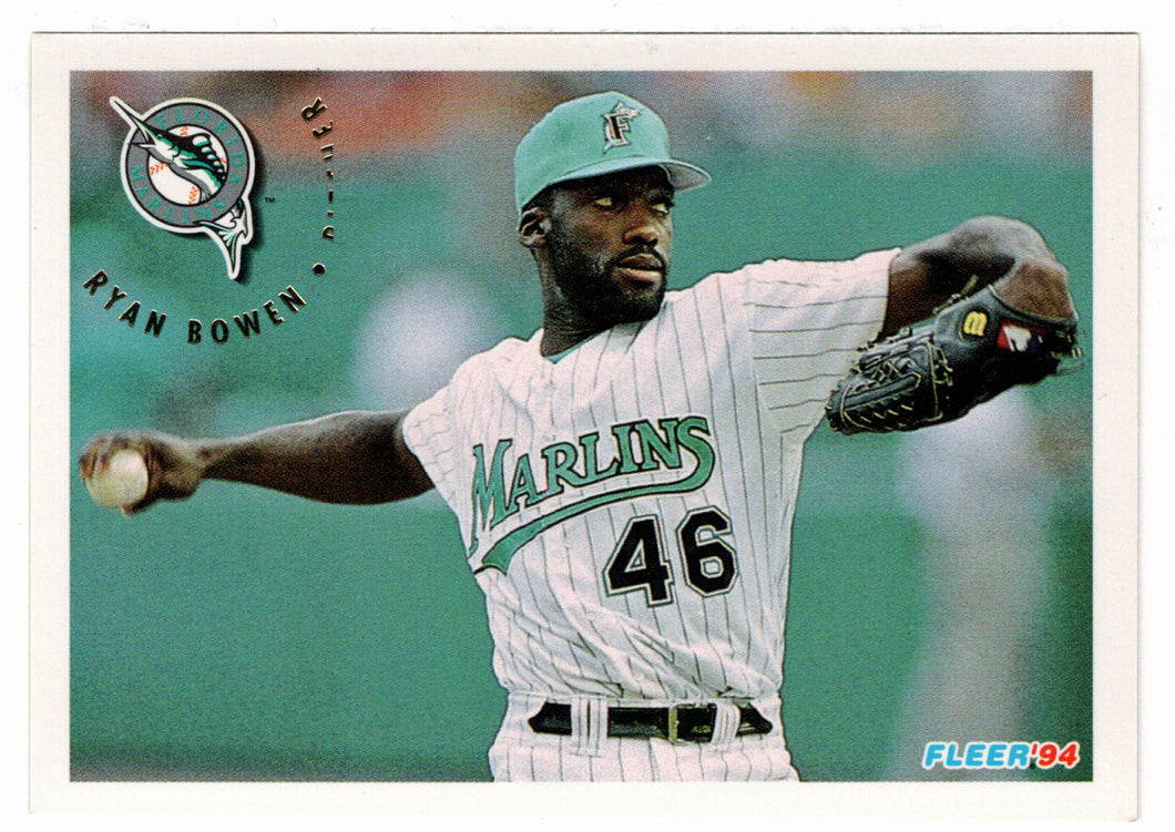 Ryan Bowen - Florida Marlins (MLB Baseball Card) 1994 Fleer # 462 Mint