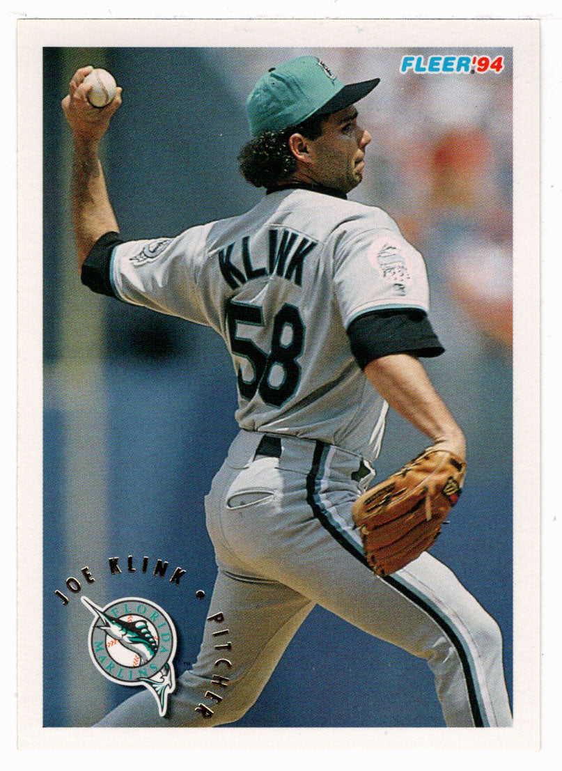 Joe Klink - Florida Marlins (MLB Baseball Card) 1994 Fleer # 470 Mint